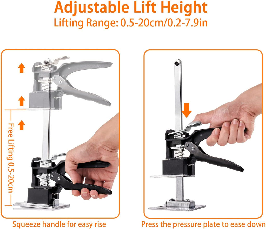 Arm Jack 2 Pack 12 Inch Hand Jack Lift Tool with Spirit Level B631548