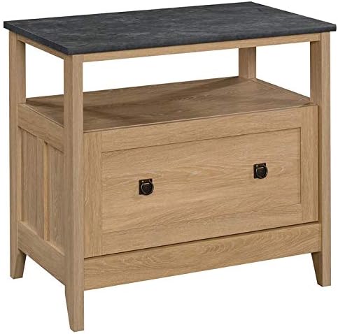 1 Drawer Wooden Lateral File Cabinet in Mystic Oak N924439
