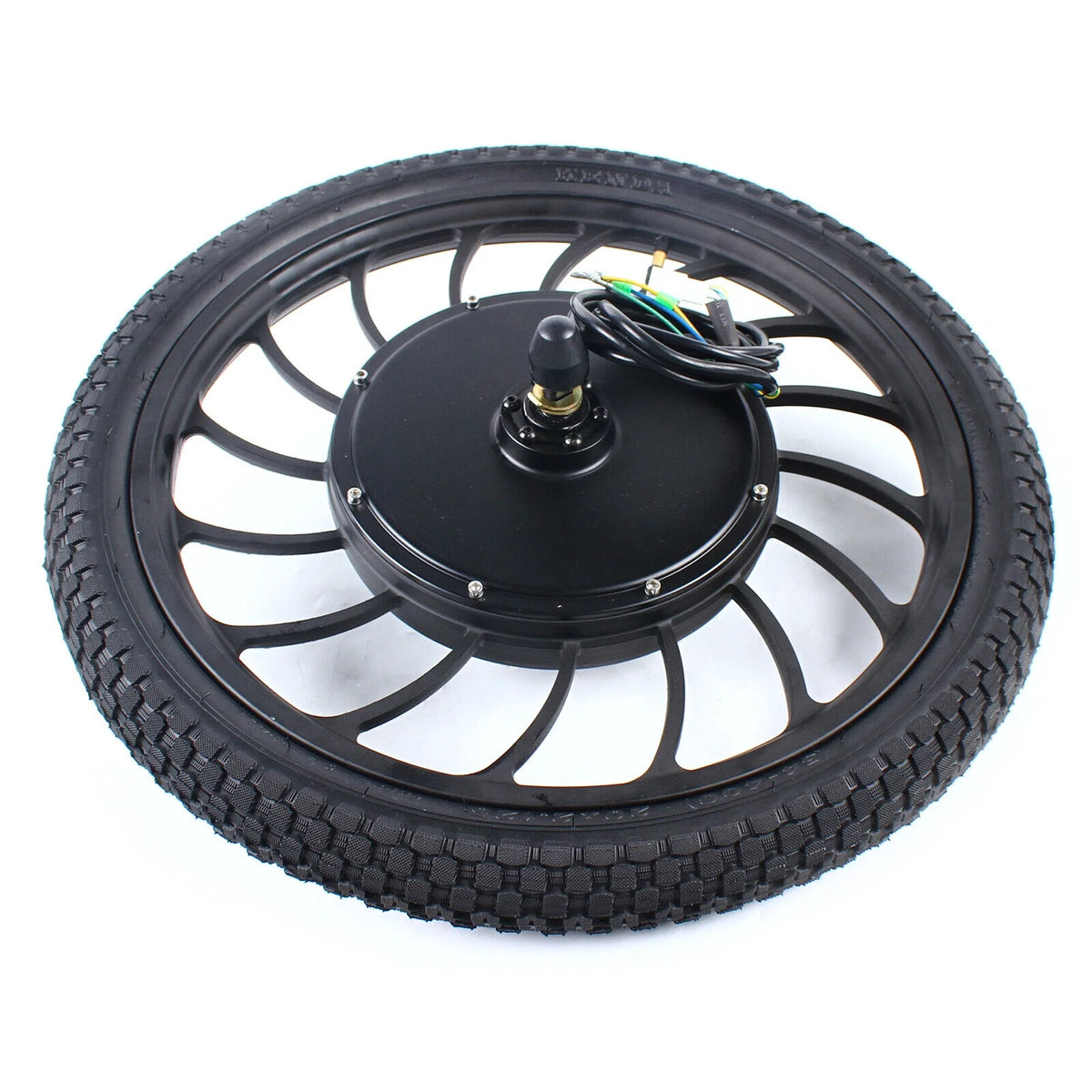 20" E-Bike Front Rear Wheel Conversion Kit Brushless Gearless Hub Motor W88940