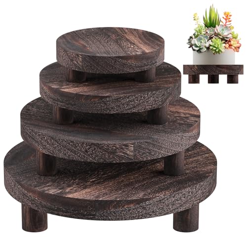 3 Pcs Wood Plant Stand T871