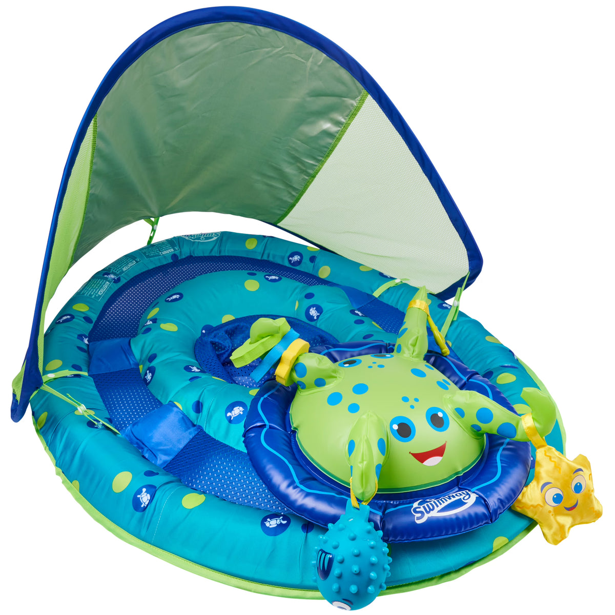 Blue/Green Inflatable Baby Spring Float Activity Center Z18177