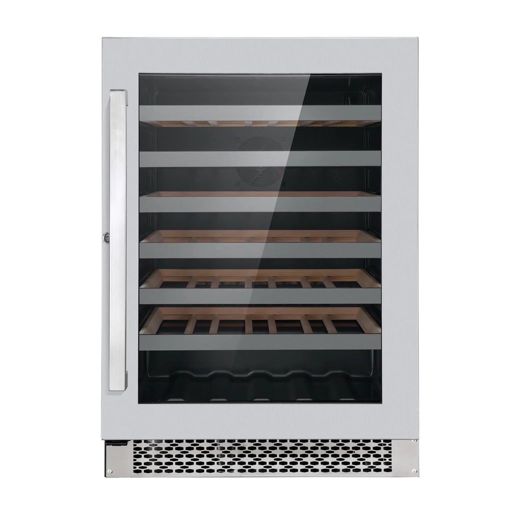 3 Piece Kitchen Appliance Package with Gas Range Range Hood and Wine Refrigerator T75654