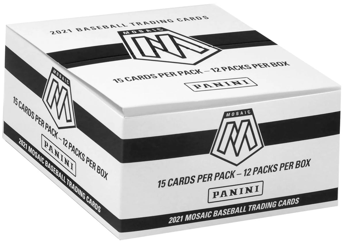 2021 Mosaic Baseball Trading Card Cello Box 12 Packs N321
