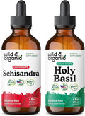 Schisandra Berry Tincture 4 fl oz & Holy Basil Tincture 4 fl oz X29054