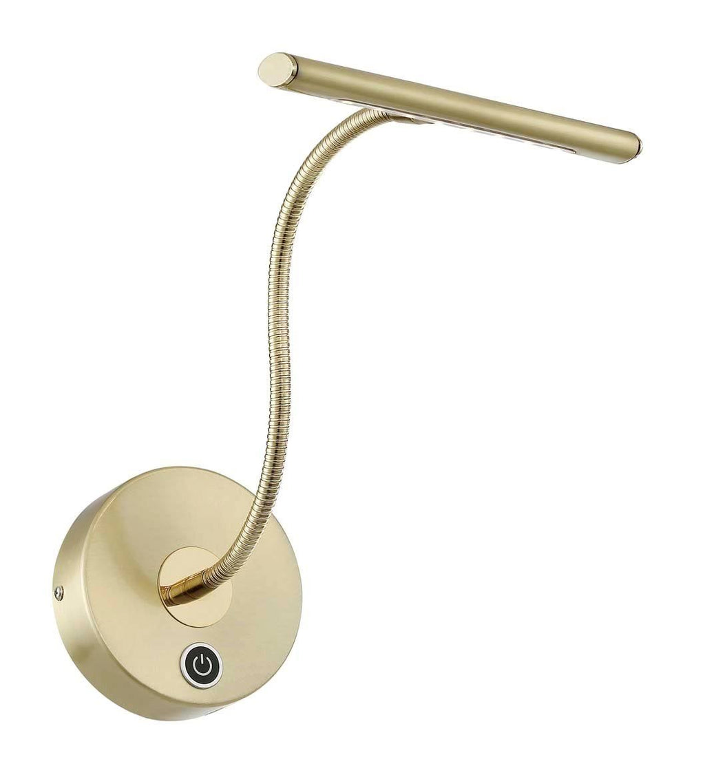 Curtis LED Picture Light in Brass Matte J3067