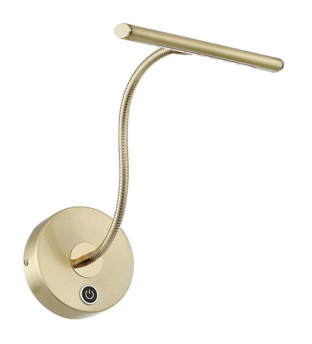 Curtis LED Picture Light in Brass Matte J3067