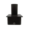 5inch Square Pole Light Top Single Tenon Adapter F989