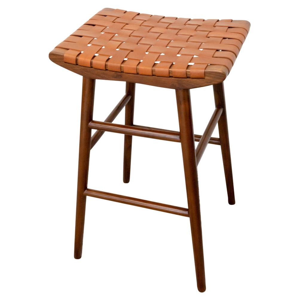 Genuine Leather Counter Stool Y13344