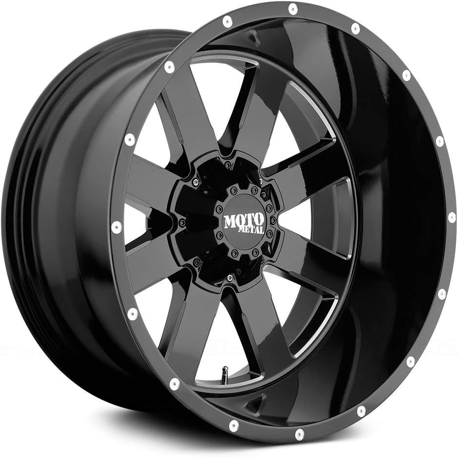 Gloss Black Milled Rim Wheel X49707