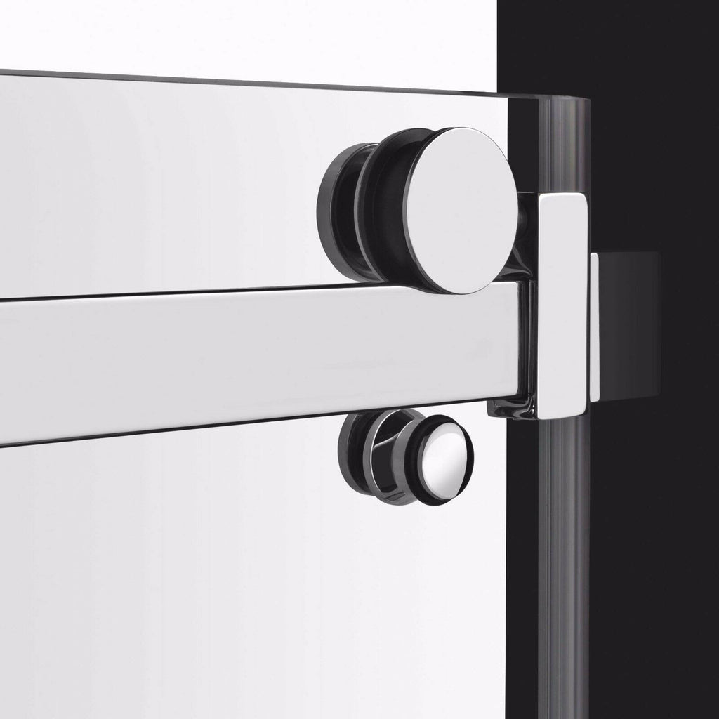 Semi-Frameless Sliding Shower Doors Chrome E859847