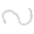 50' x 10" Prelit Snow White Christmas Garland with Clear Lights X51526