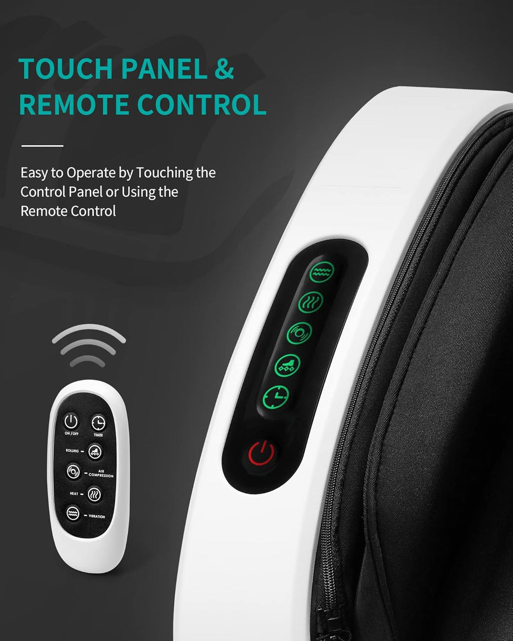 Shiatsu Foot and Calf Massager with Heat and Remote L6801