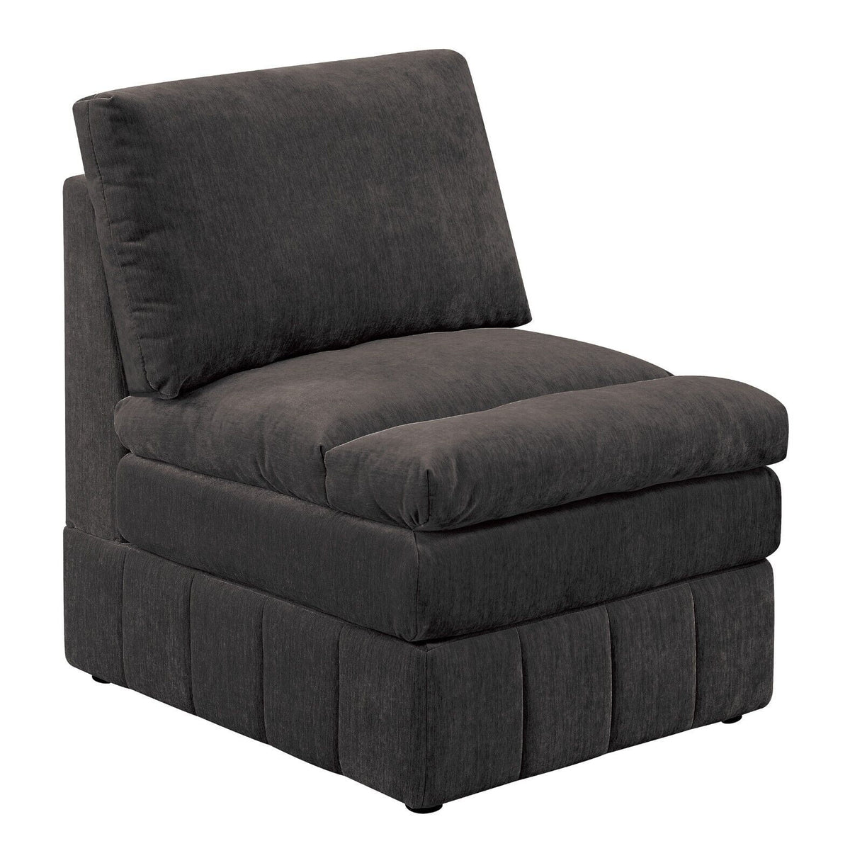 5pc Modular Fabric Sofa Set with Ottoman W431