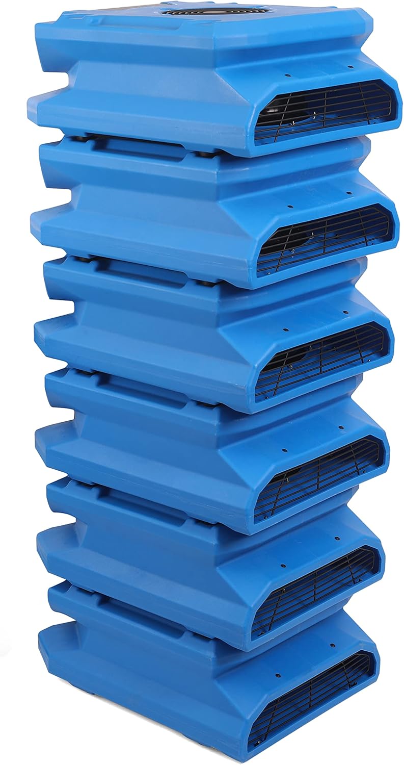 1/4hp 1200CFM Low Profile Air Mover Floor Carpet Dryers J664469