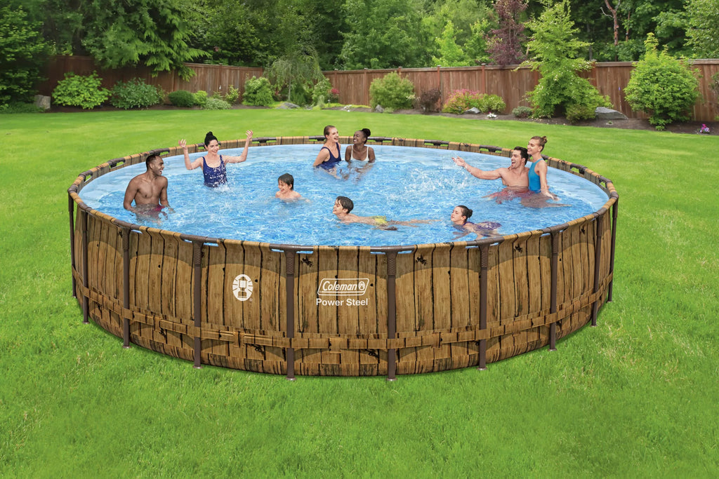 Round Metal Frame Above Ground Pool Set Q62979