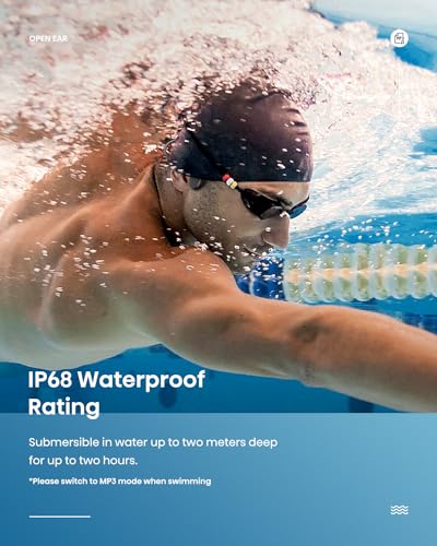 IP68 Waterproof Bone Conduction Headphones with 32G Memory I12535