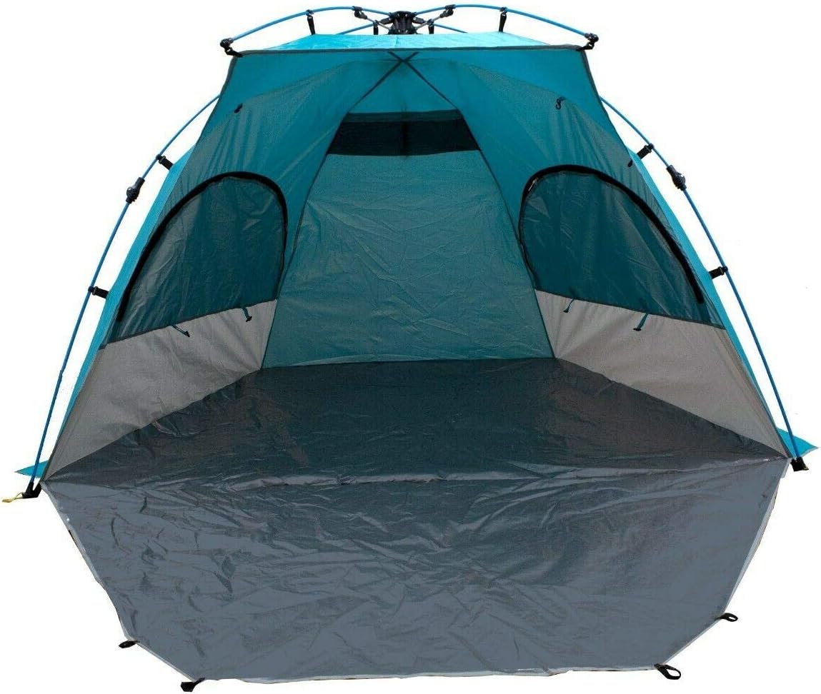 Teal Pop Up Sun Shelter Beach Canopy C868711