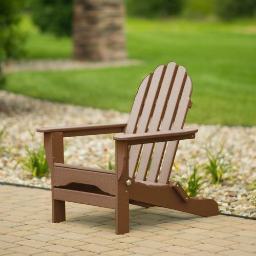 12-Pc Folding Adirondack Chair Set with Ottomans and Side Tables C482645