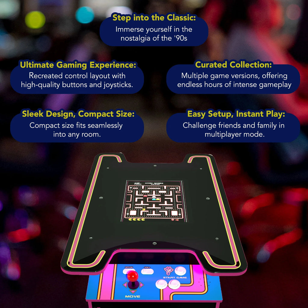 Black Arcade Table with 12 Games in 1 A510064