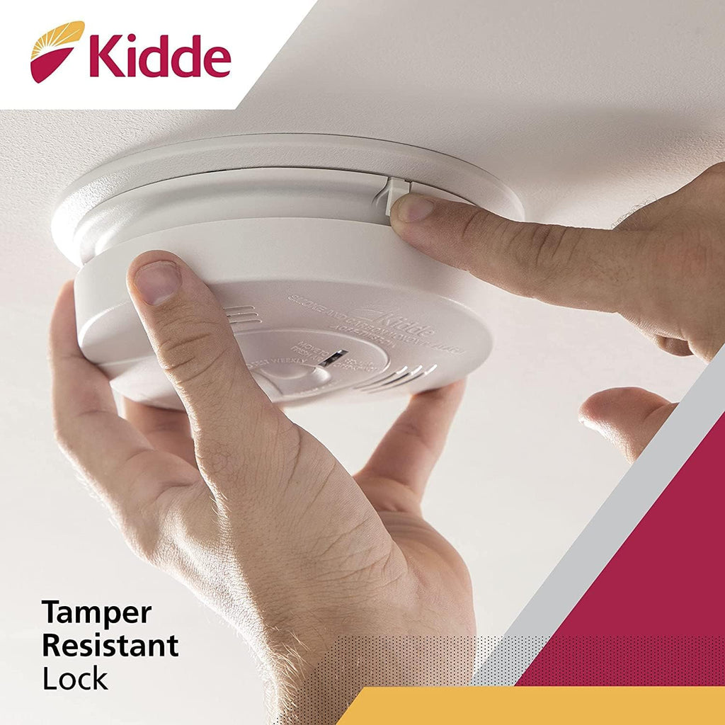 Hardwired Smoke & Carbon Monoxide Detector with Battery Backup, Pack of 2 P803459