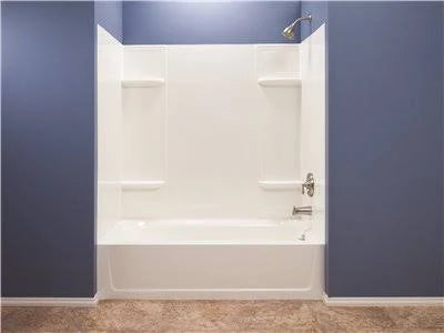 Thermoplastic Bathtub Wall Kit, 4 Shelves X2600