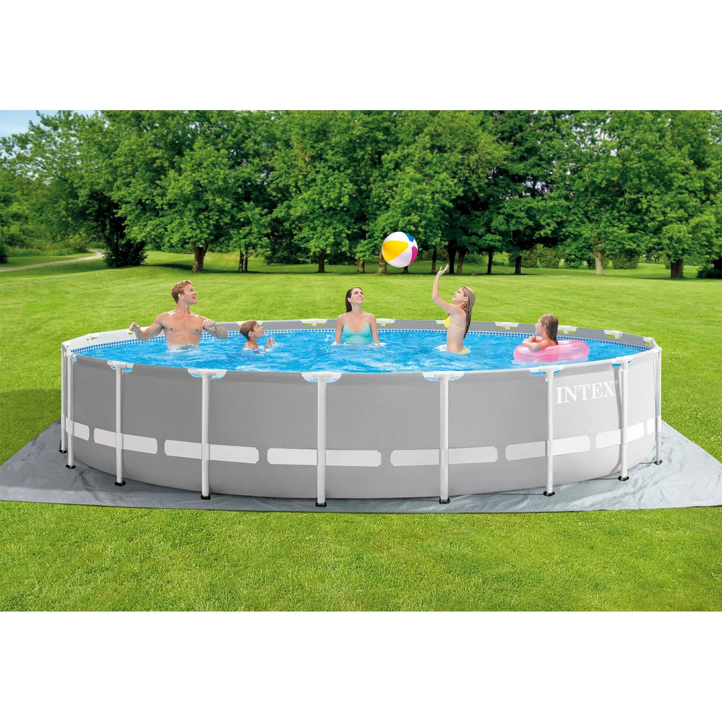 20ft x 52in Above Ground Pool, Lounger Float 2 Pack & Cooler Q231128