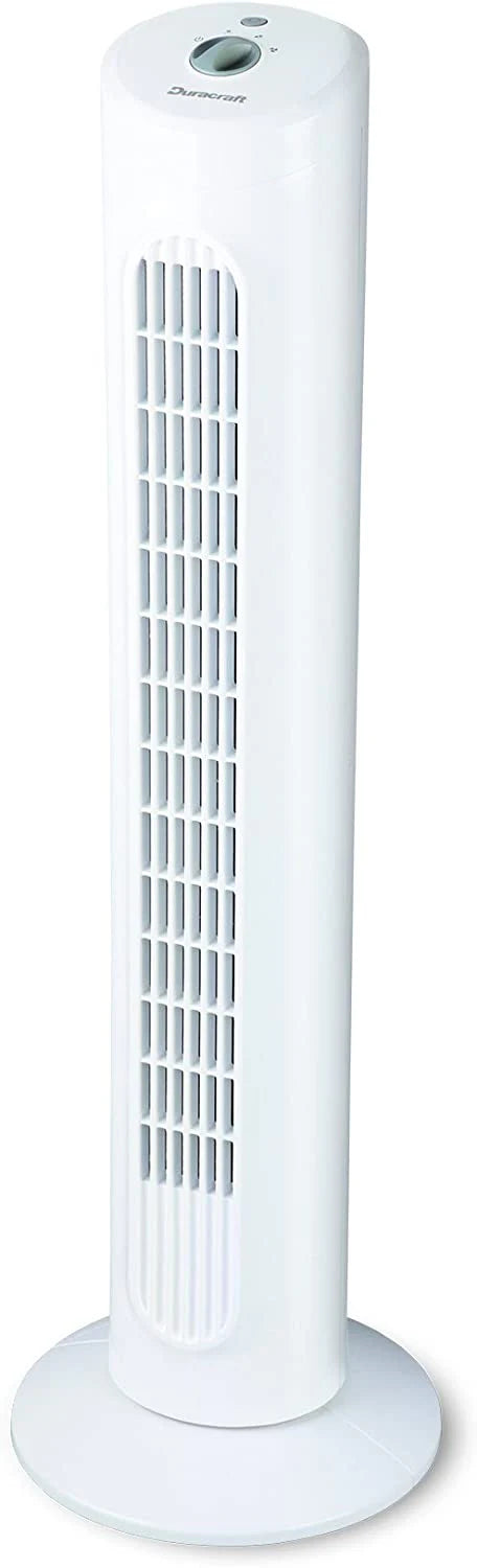 White 3-speed Tower Fan Y1027