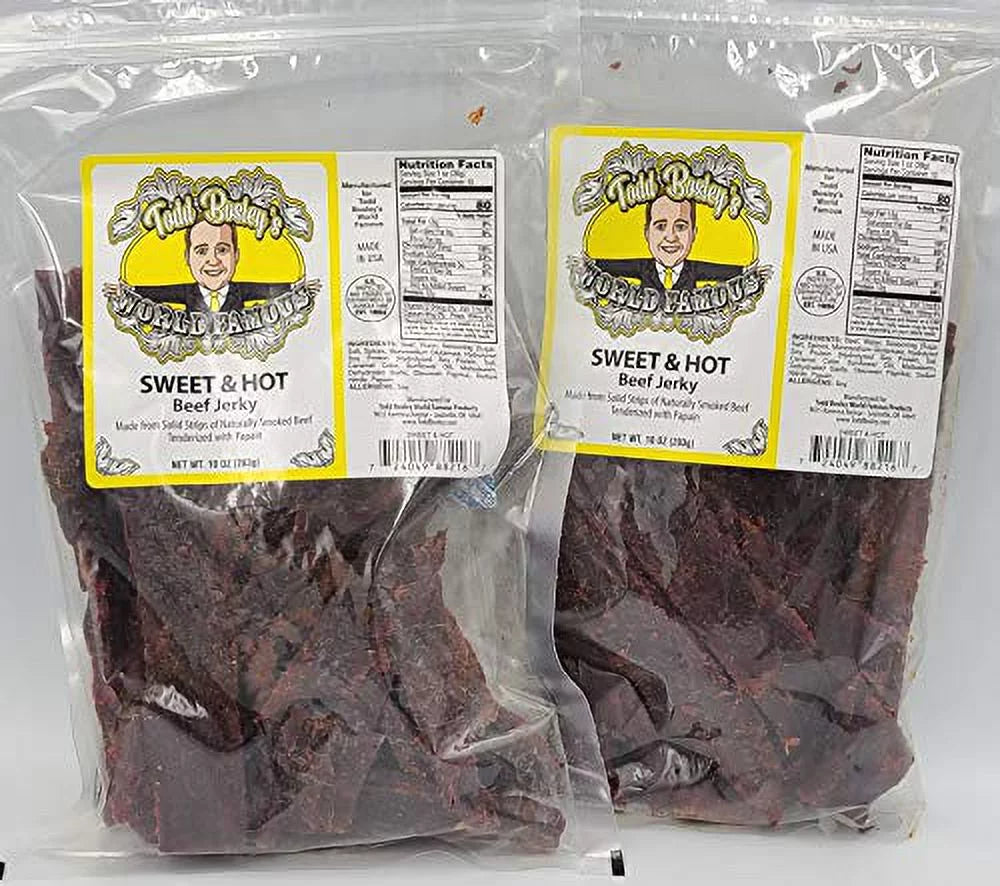 10 Oz Sweet & Hot Jerky 2 Pack O623477