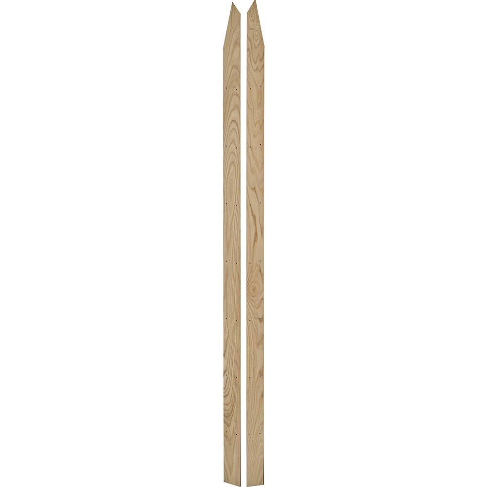 Oak Vertical Rails for Library Ladder Steps R4829