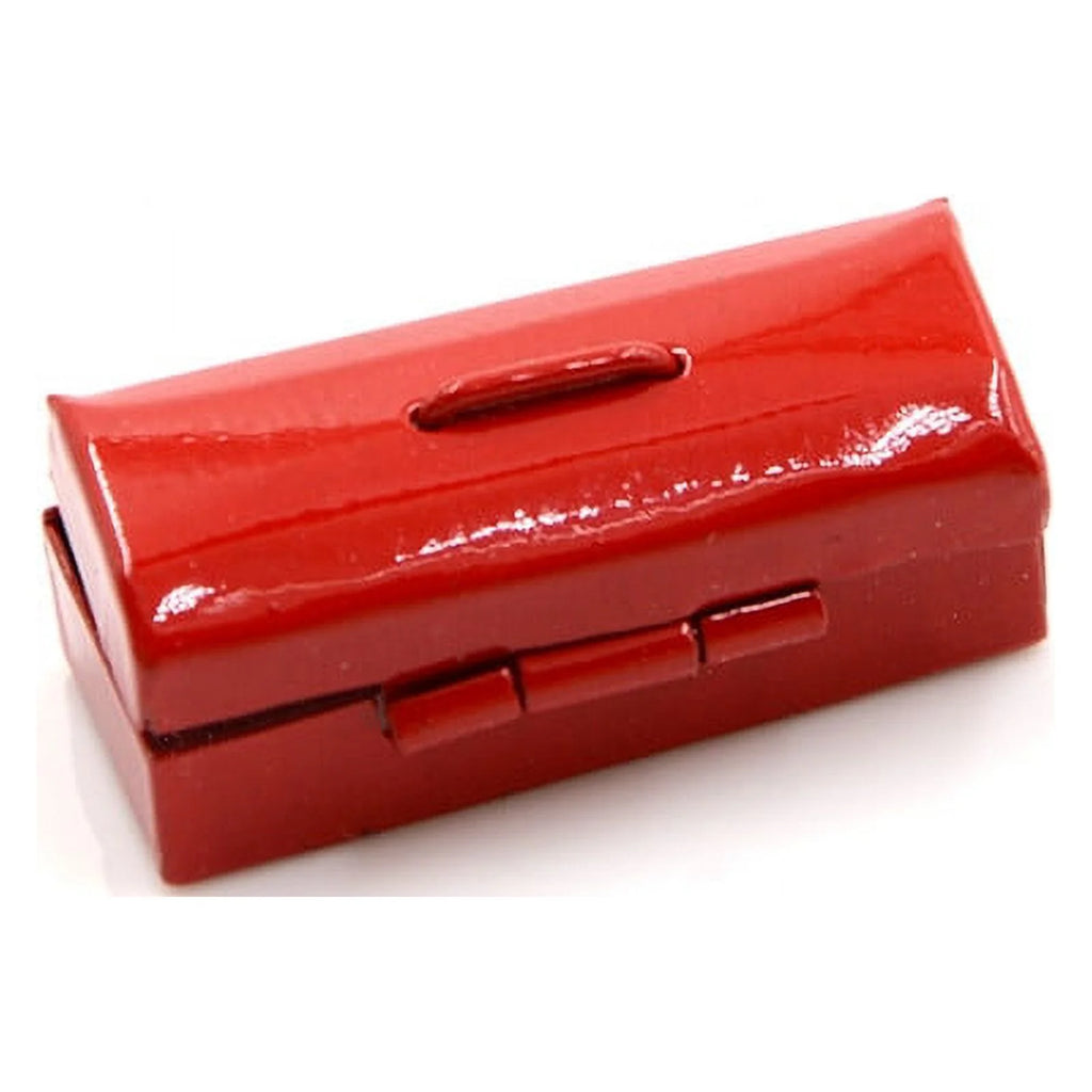 Red/Blue 1:12 Dollhouse Miniature Metal Tool Box X562