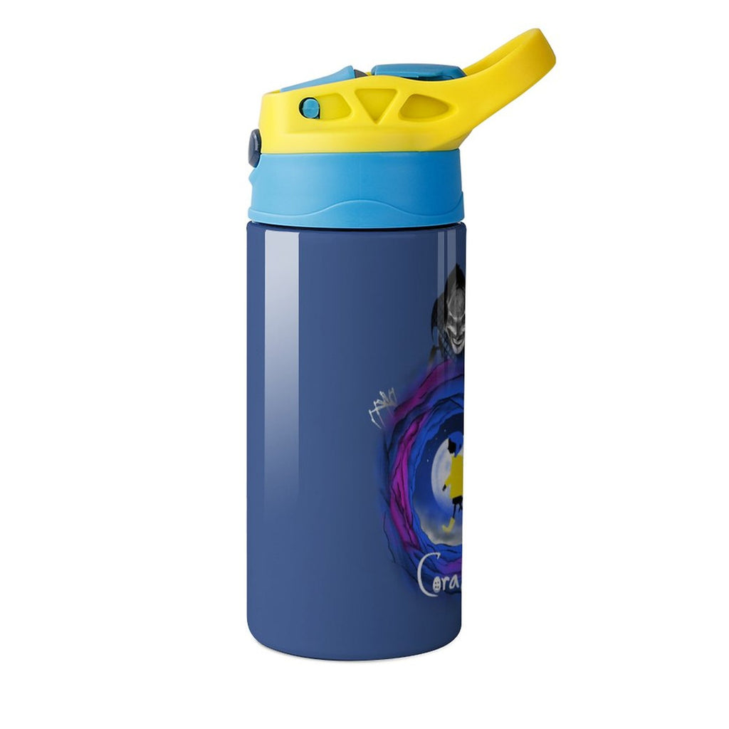 Insulated Stainless Steel Water Bottle with Straw V335568