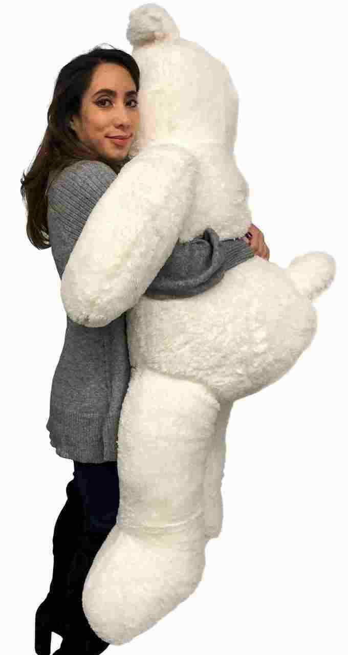 White 5 Feet Tall Plush Stuffed Animal F6740