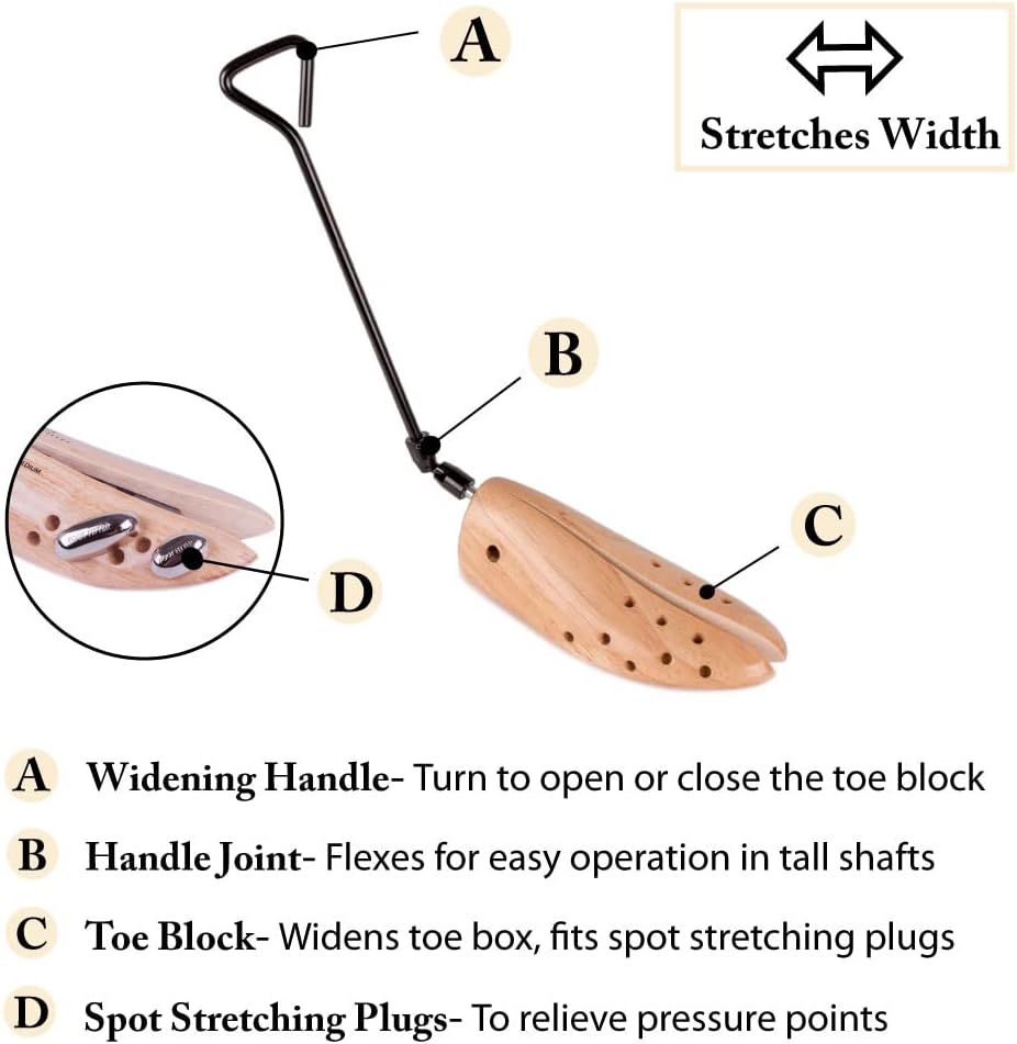 Wooden Adjustable Boot Width Stretcher T316432