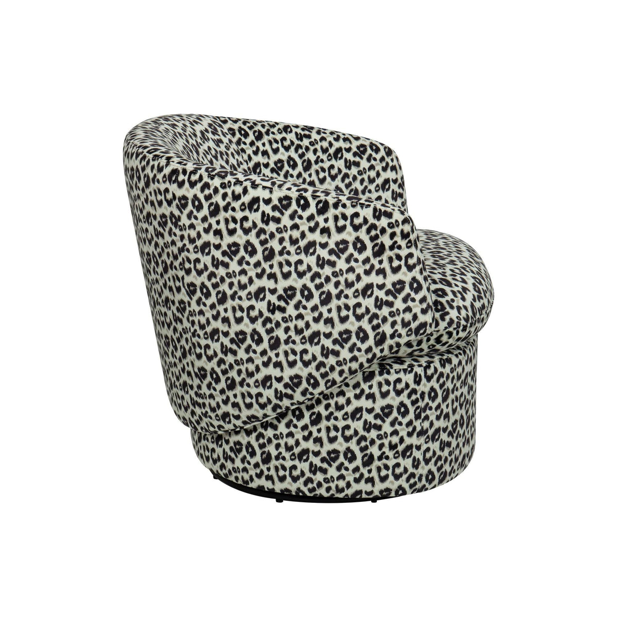 Leopard Swivel Barrel Chair S593207