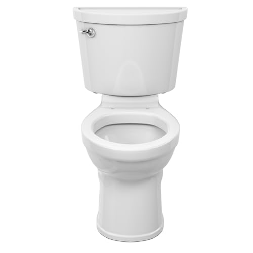 Two-Piece Toilet, Round Front, Chair Height, White, 1.28 gpf H635