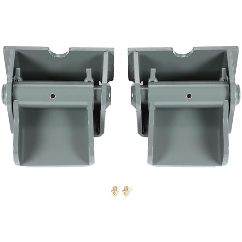 2Pcs Steel Dump Trailer Hinges with Grease Fitting M3826