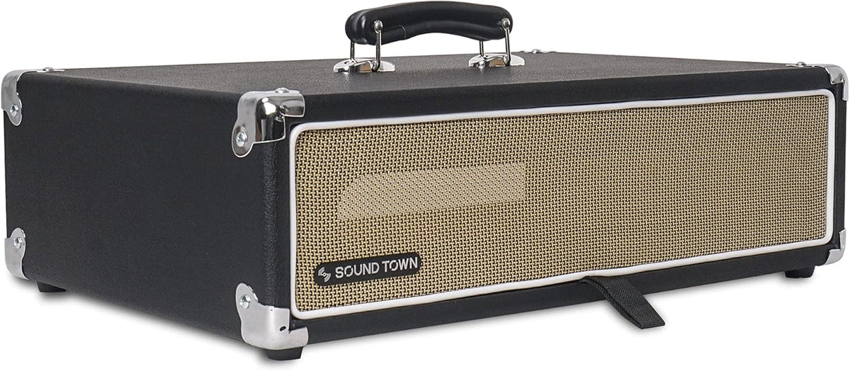2U Amp Rack Case, 12.5 Depth, Black I146510