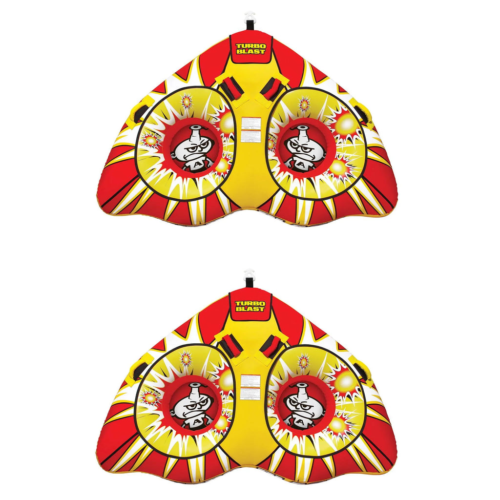 Inflatable Double Rider Towable Tube 2 Pack M4483