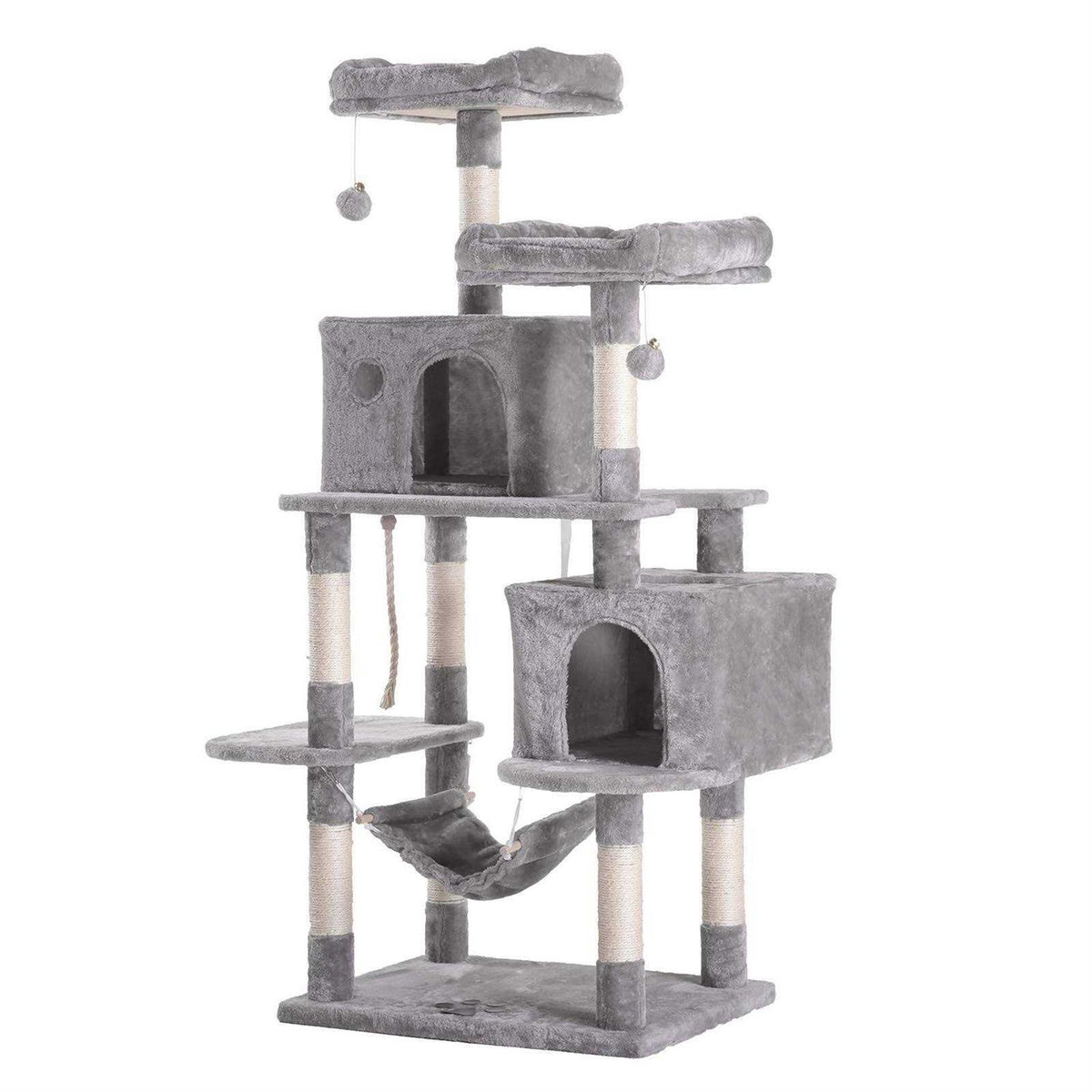 Large Multi-Level Cat Tree Condo with Sisal-Covered Scratching Posts R223889