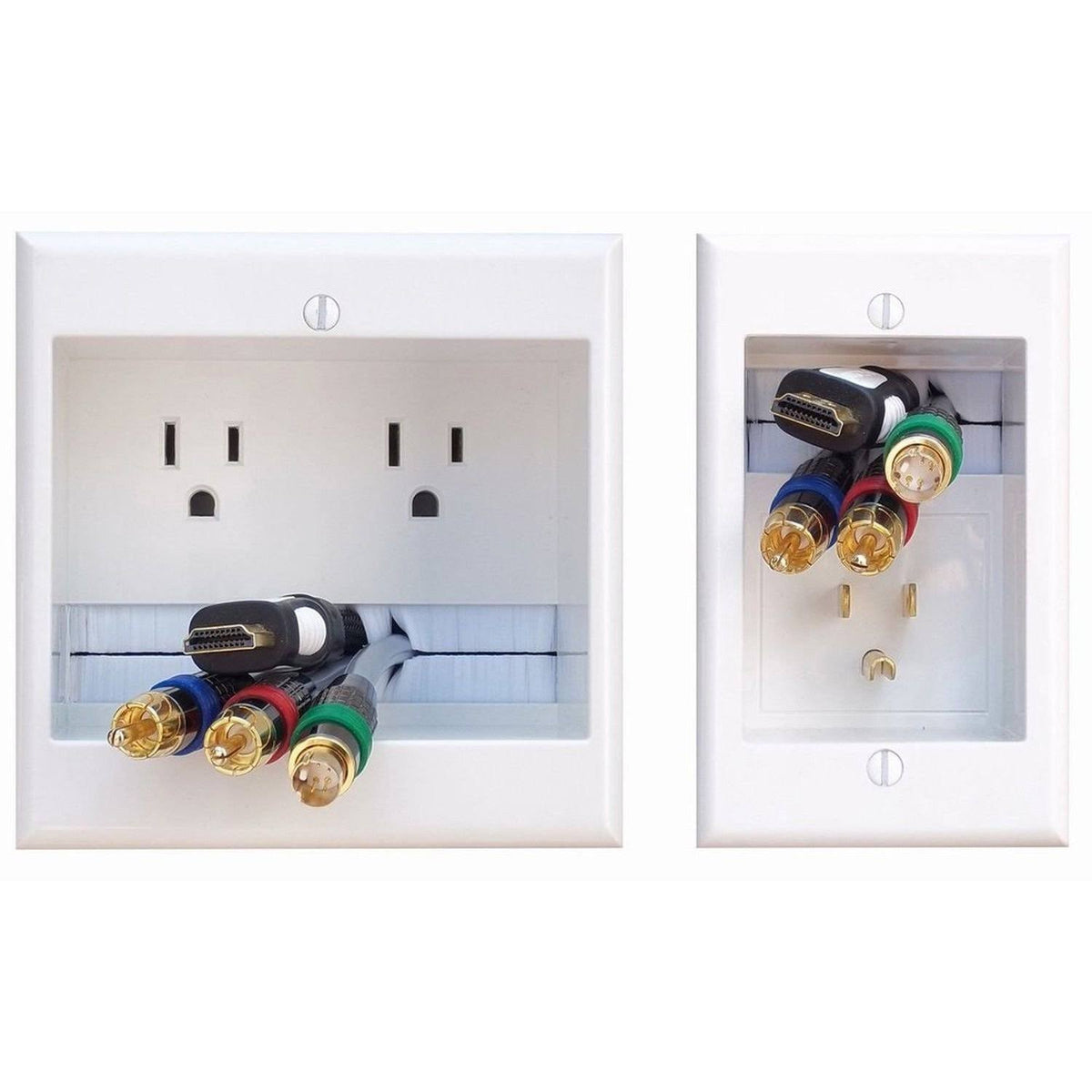 Recessed In-Wall Cable Management S34150