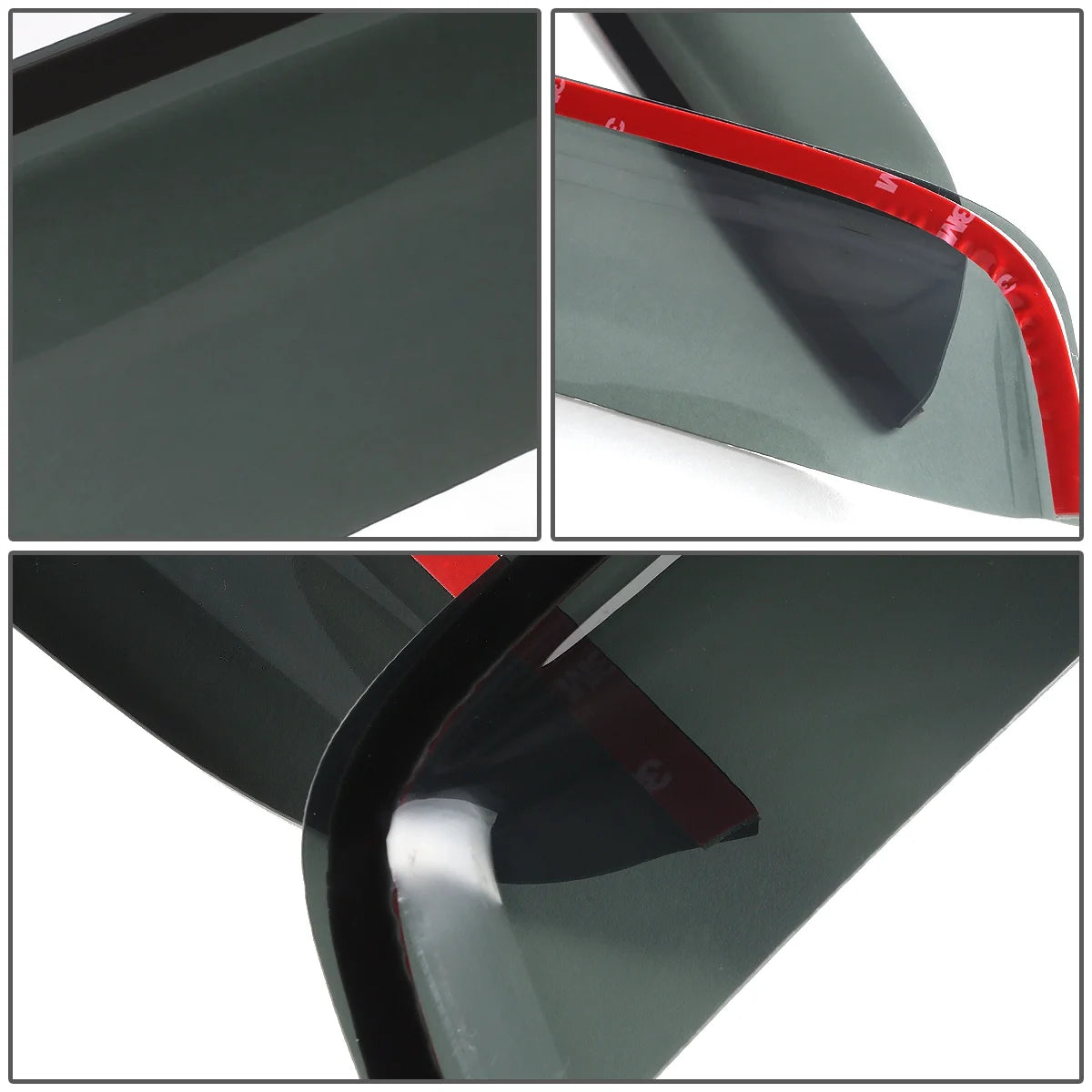 2pcs Dark Smoke Window Visor Deflector S437070