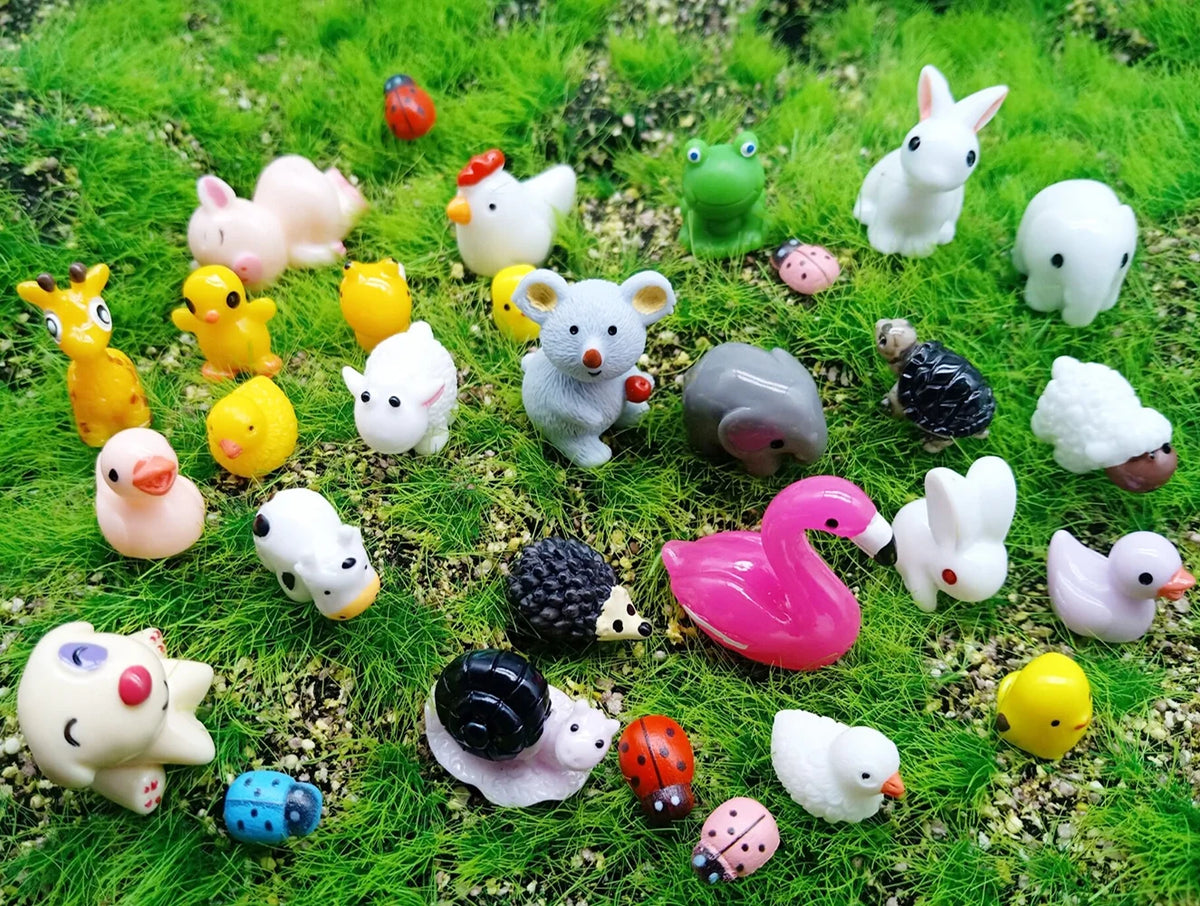 45Pcs Multicolor Miniature Fairy Garden Accessories L1514