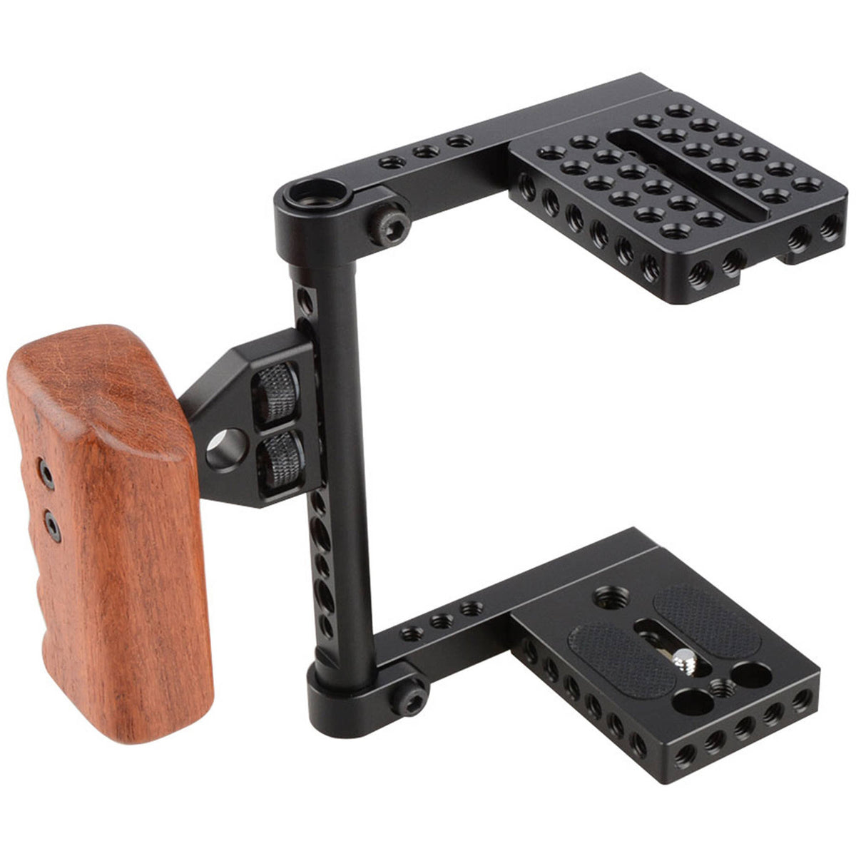 Camera Cage with Left-Side Wood Handle Q174446