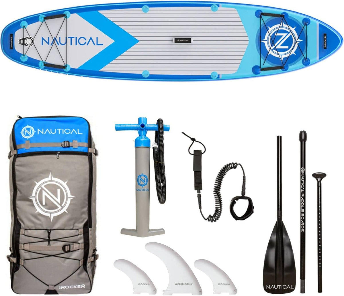 10' Inflatable Stand Up Paddle Board with Roller Bag U864