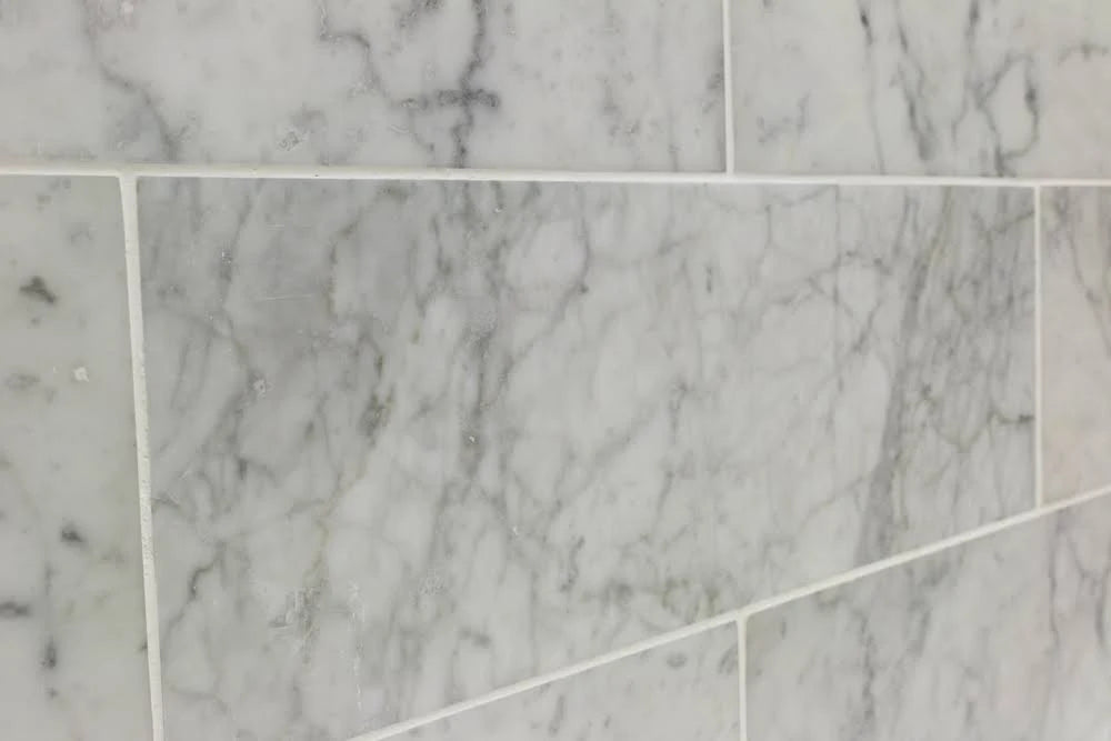Carrara 6x18 Honed Marble Tile J508