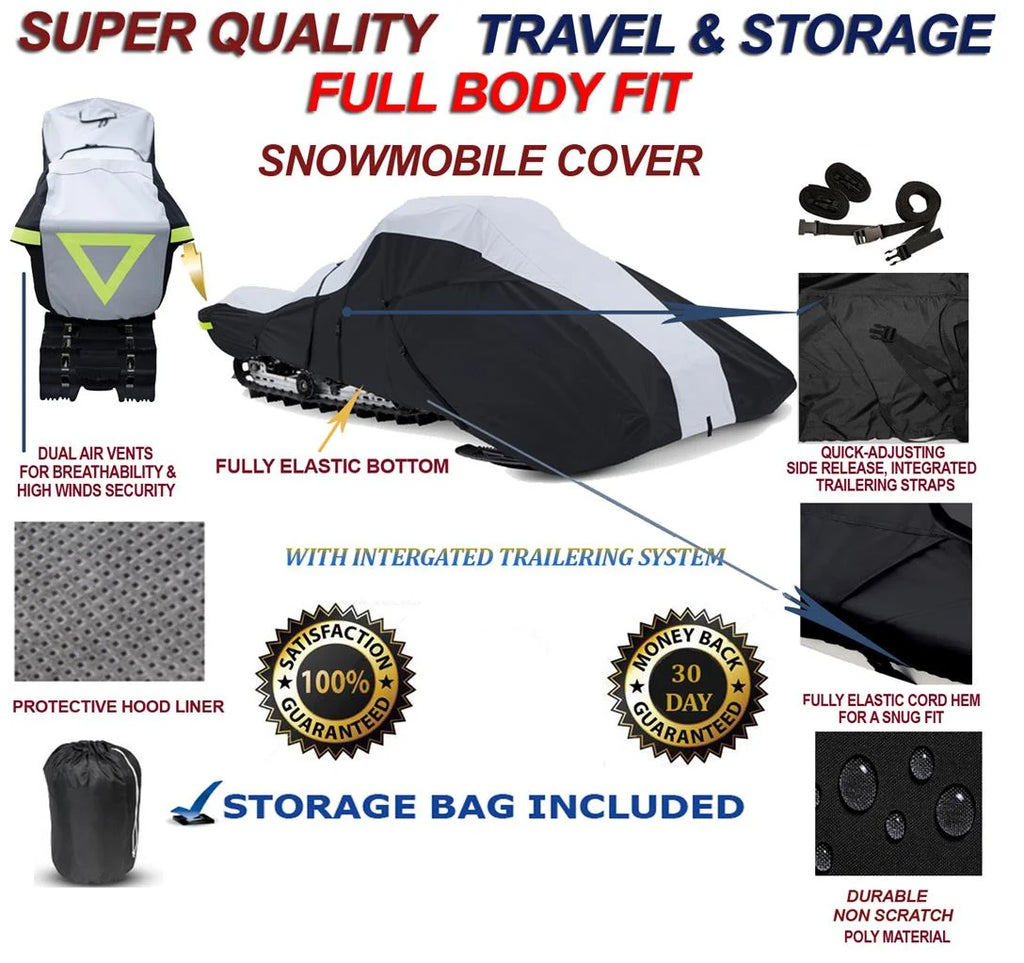 600 Denier Snowmobile Travel and Storage Cover V633
