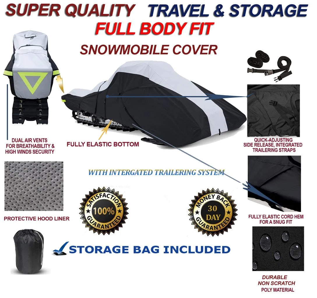 600 Denier Snowmobile Travel and Storage Cover V633