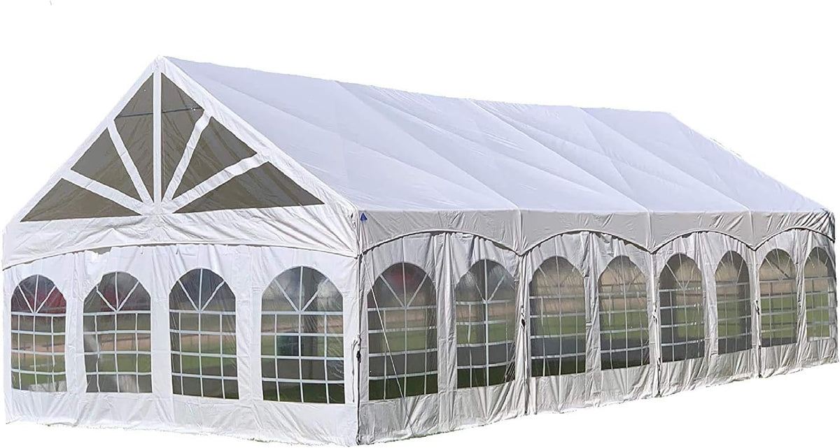 40'x20' PE Marquee Tent Gazebo Shelter with Storage Bags G985032
