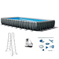 32ft x 16ft x 52in Rectangular Swimming Pool N61624