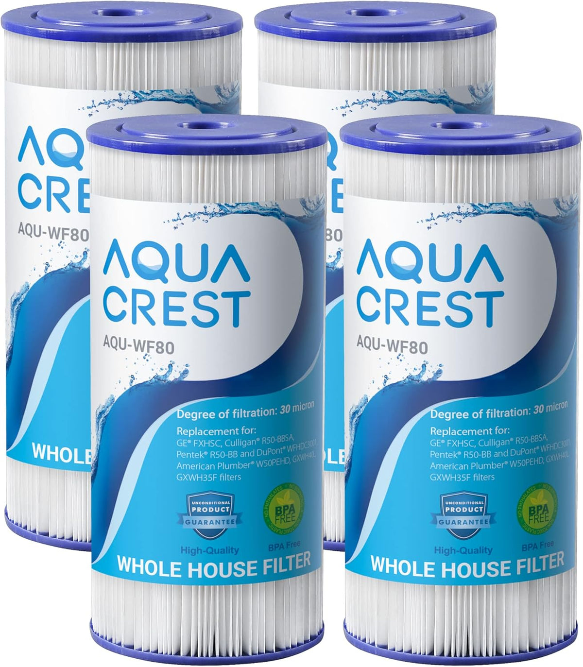 Whole House Pleated Sediment Filter, Pack of 4 T358629